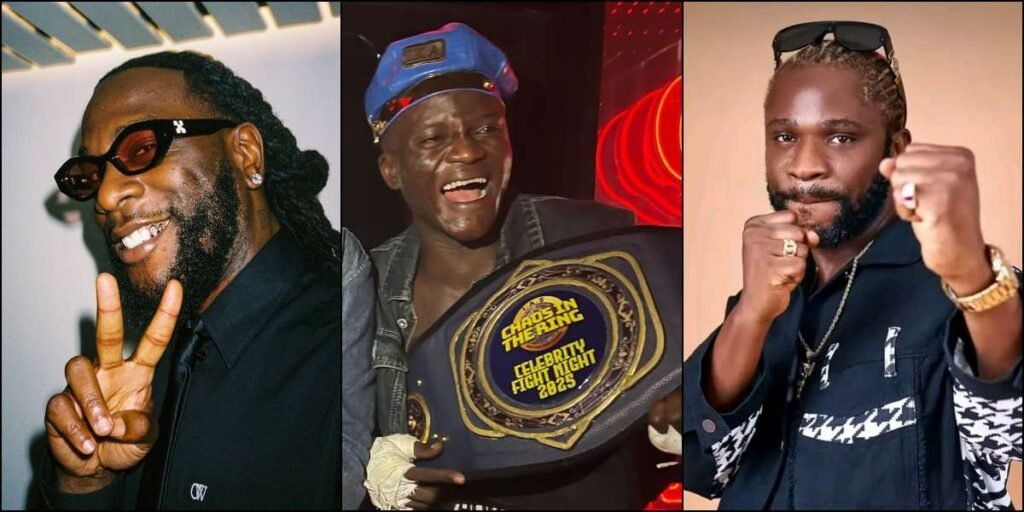 Burna Boy gifts Portable N20M for beating Speed Darlington in boxing match