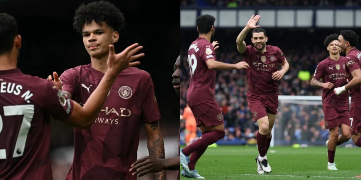 Everton 0-2 Man City: Late goals from O’Reilly, Kovacic send Guardiola’s men into top four