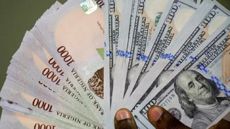 naira dollar exchange rate appreciation