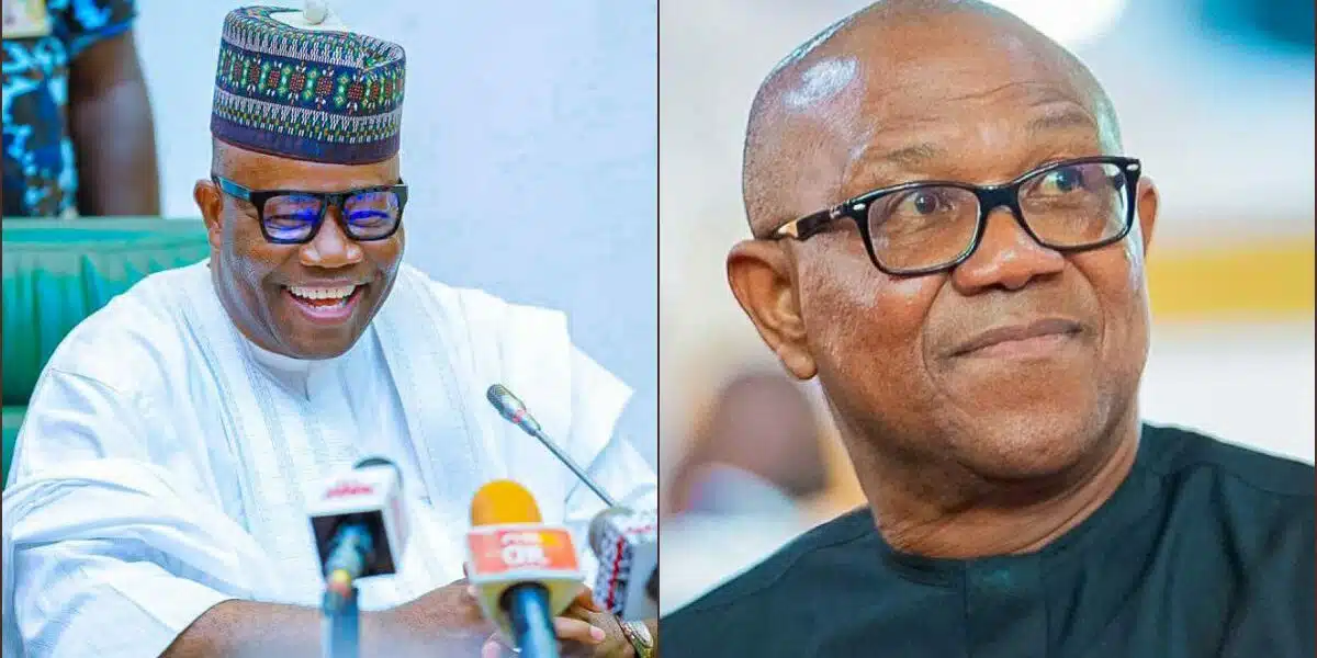 “You can’t fix Nigeria if you can’t fix your party” — Akpabio to Peter Obi