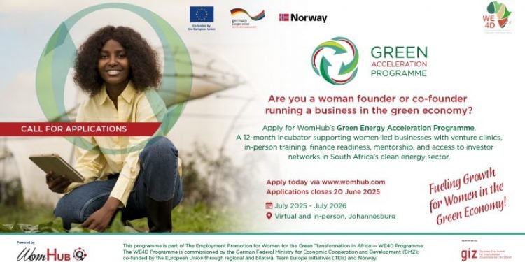 Call For Applications: WomHub’s Green Acceleration Programme 2025 ( GAP)