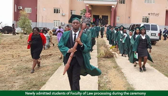 AE-FUNAI Welcomes 5,357 Freshmen at 13th Matriculation Ceremony
