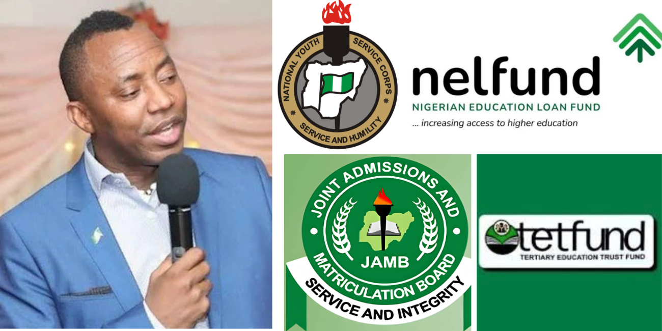 Sowore Calls For Scrapping Of JAMB, NYSC, TETFund, NELFUND